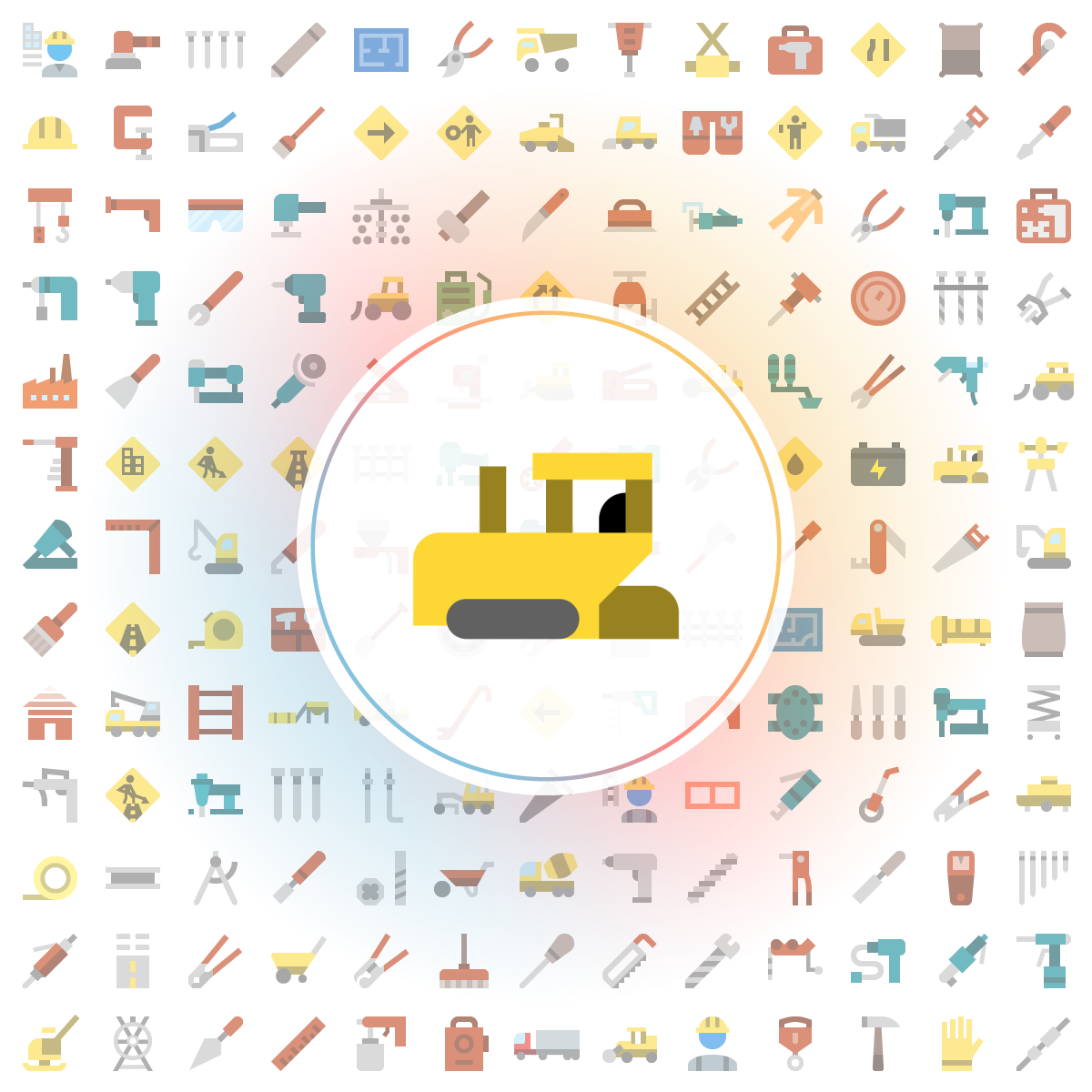 Asphalt paver Icon - Iconshock