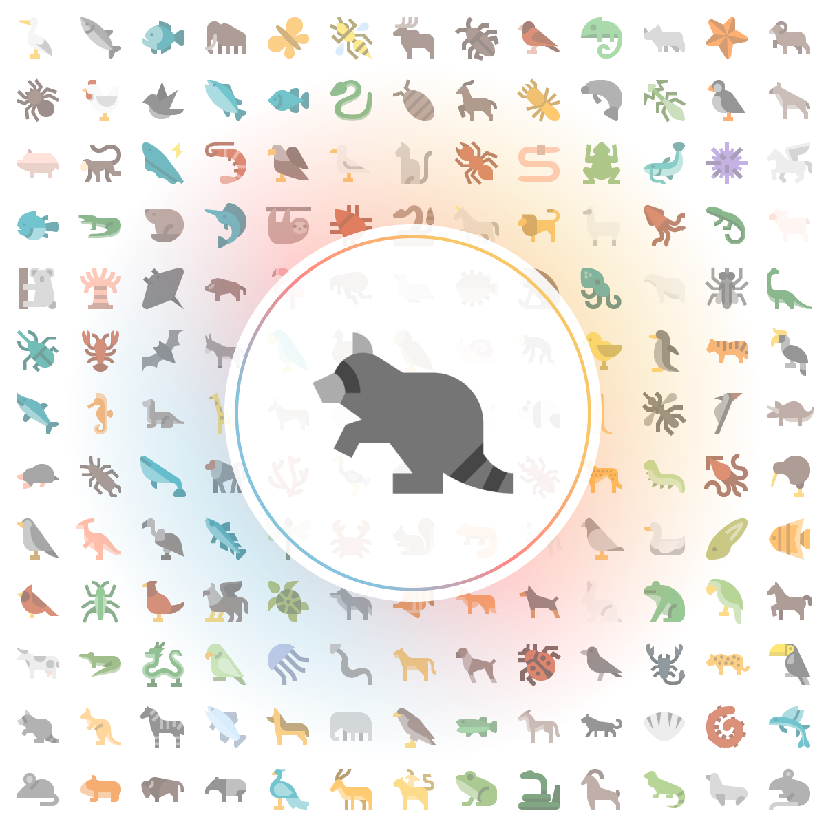 Raccoon Icon - Iconshock