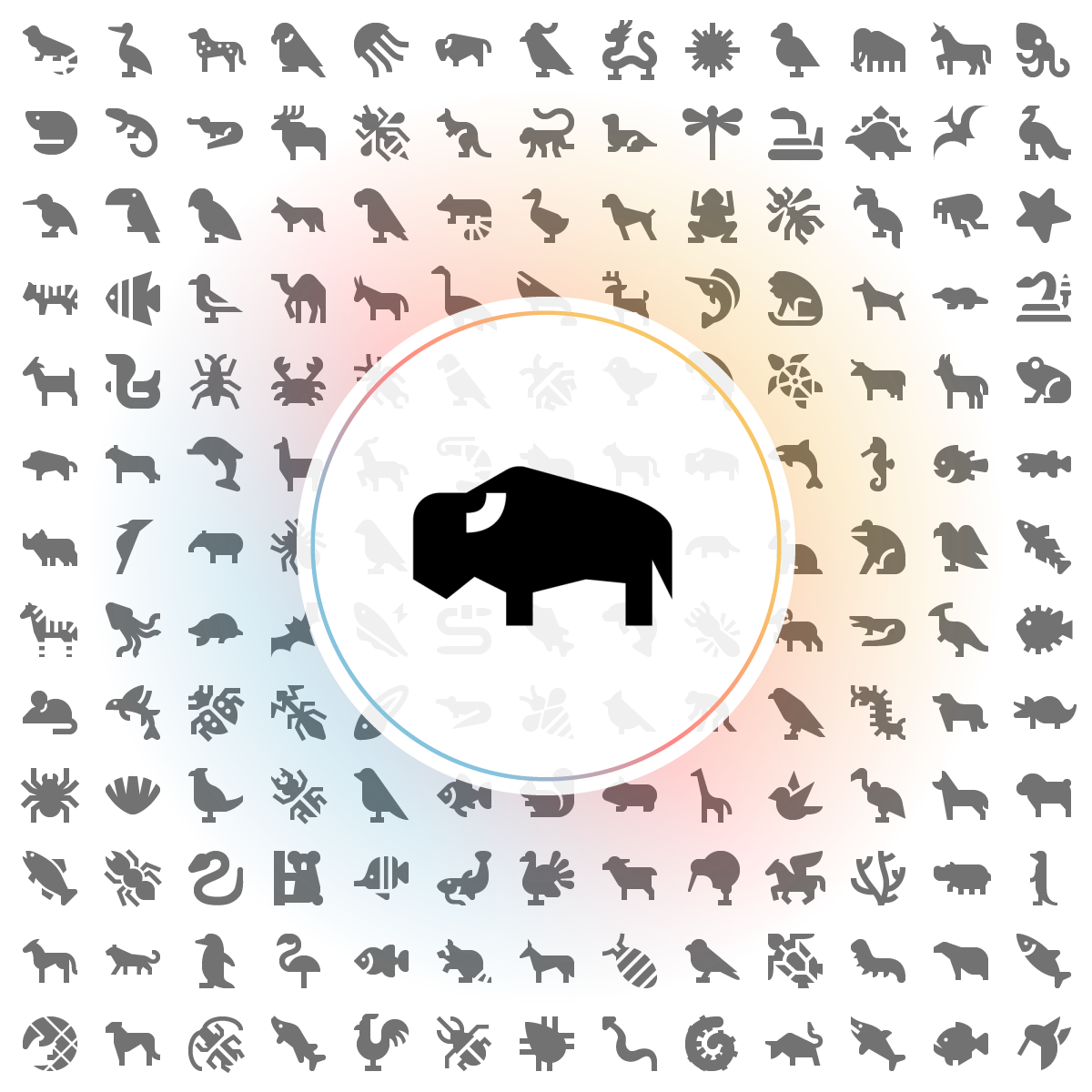 Bison Icon - Iconshock