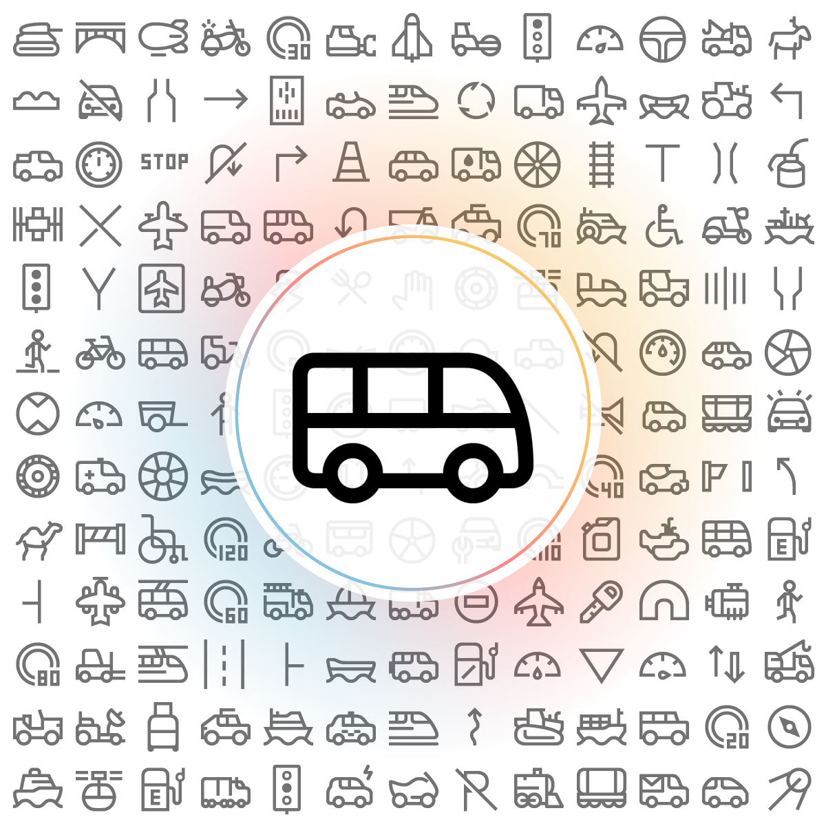 Bus Icon - Iconshock