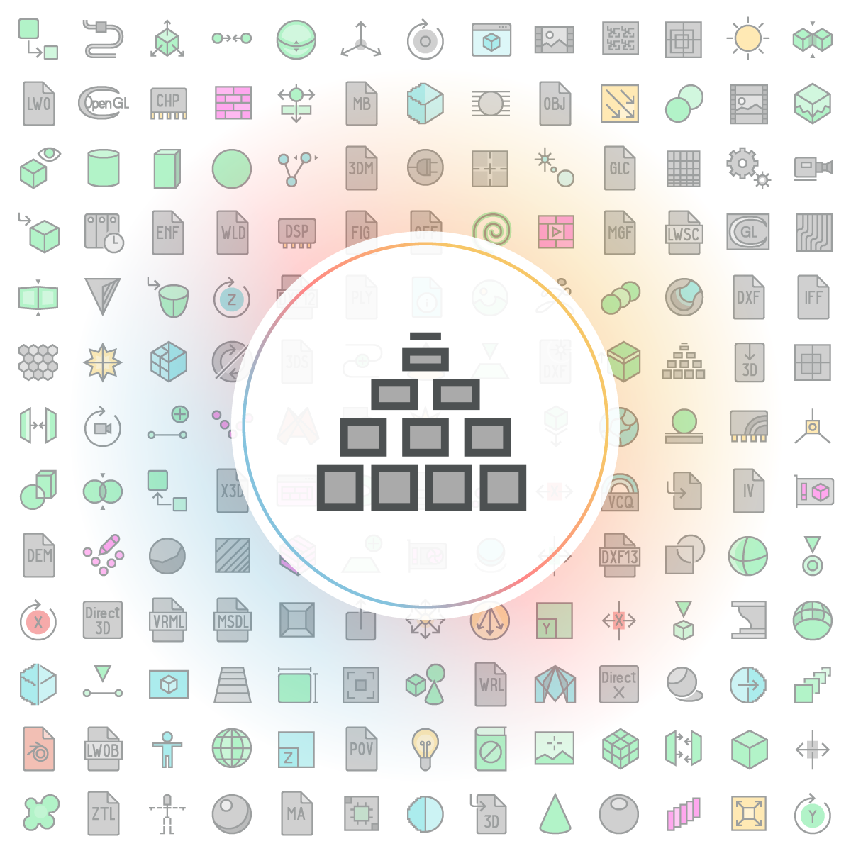 Diffusion Icon - Iconshock