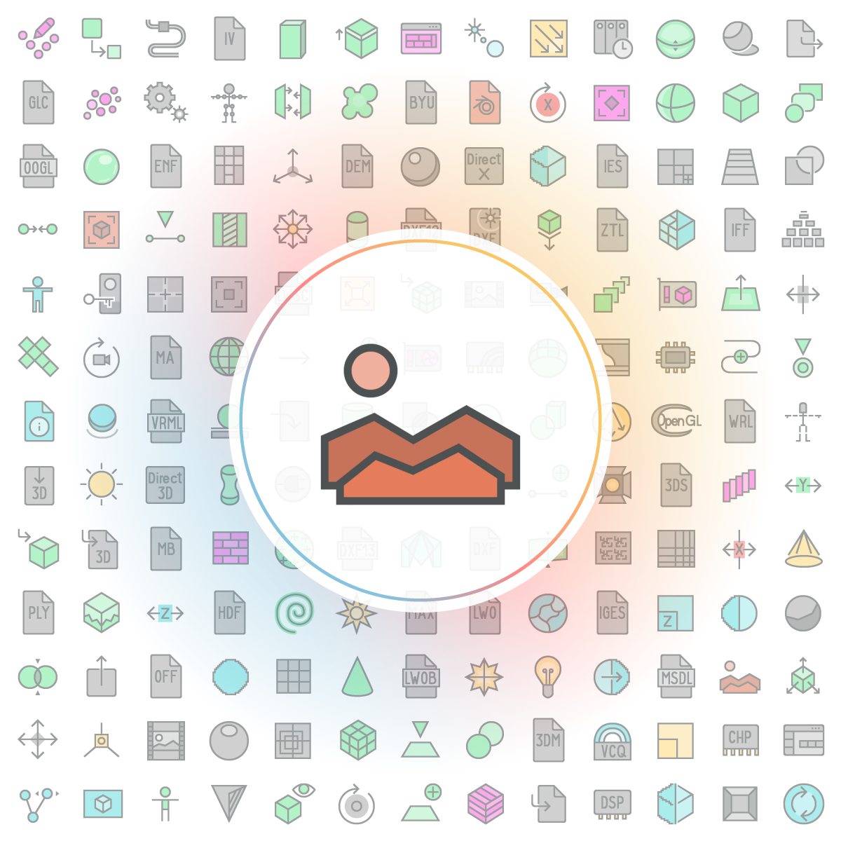 Terrain Icon - Iconshock