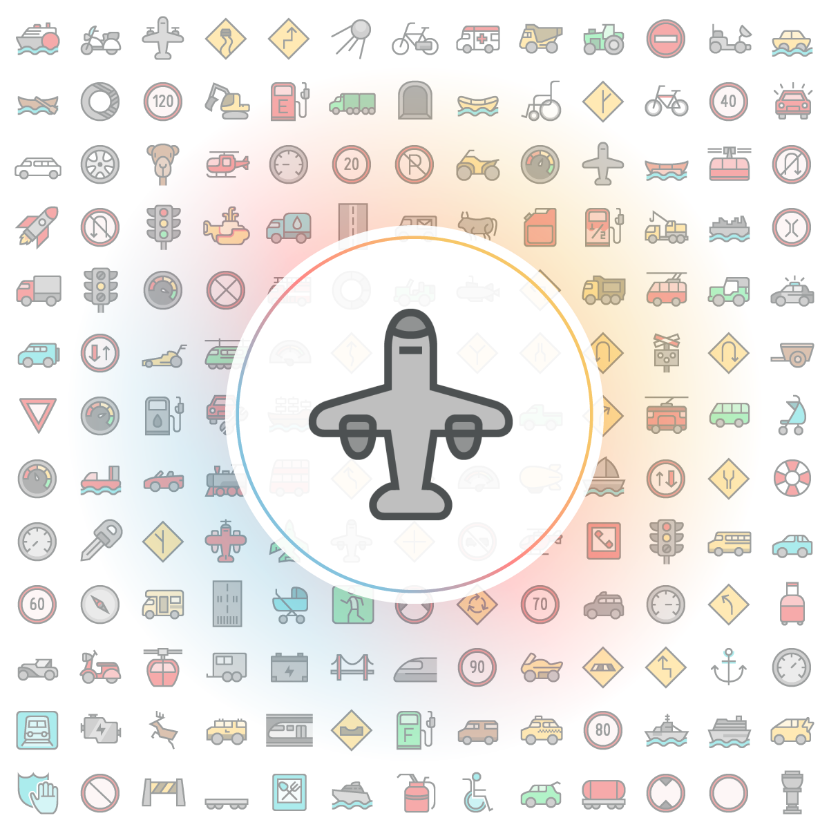 Cargo aircraft Icon - Iconshock