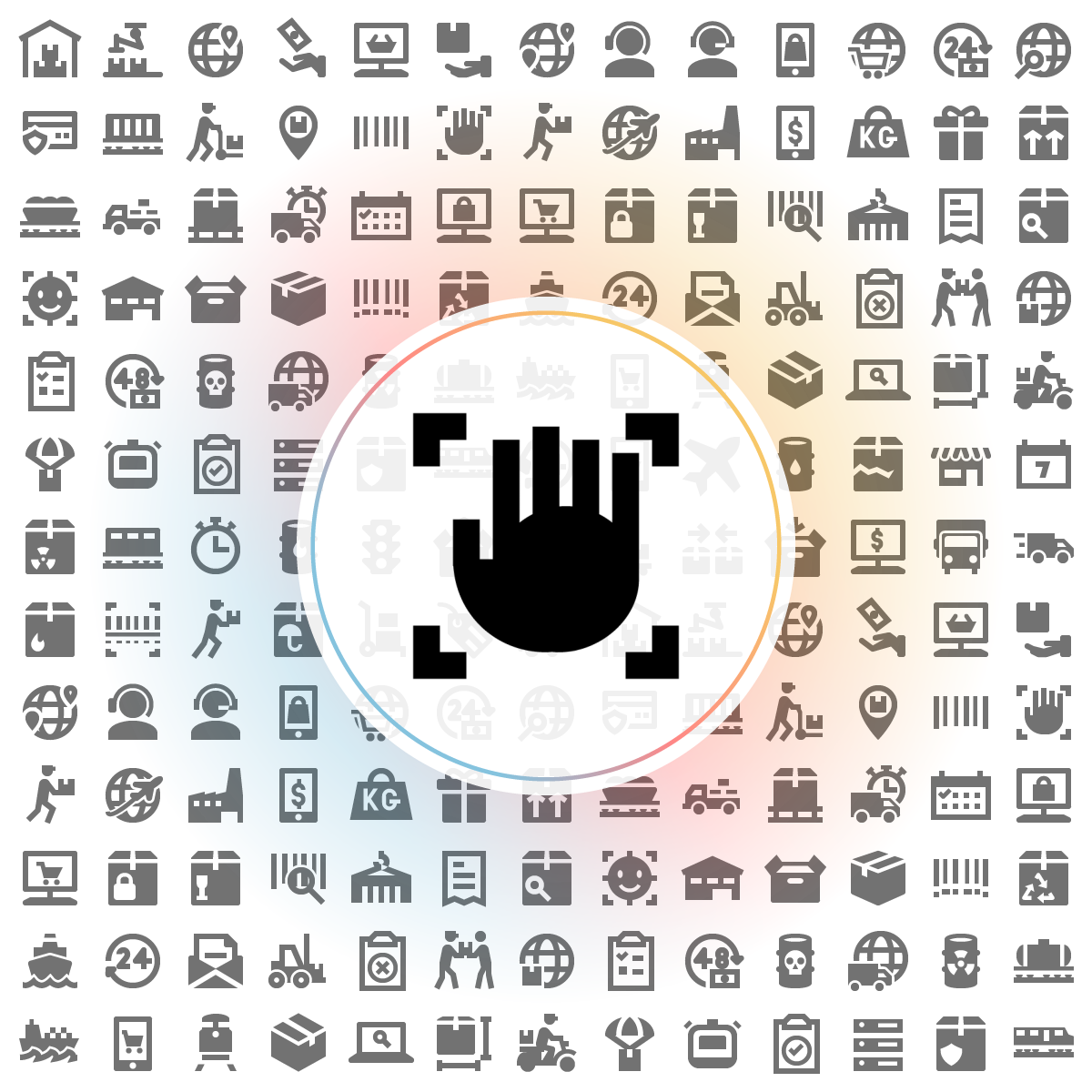 Hand identification Icon - Iconshock
