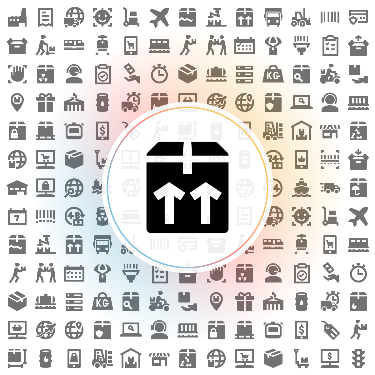 Up to box Icon - Iconshock